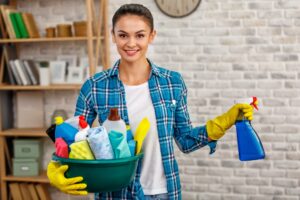 Concept for home cleaning services